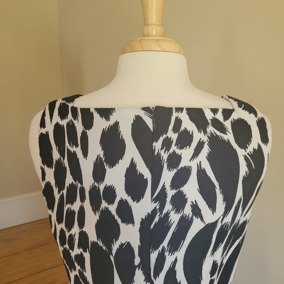 Animal Print Sleeveless Cocktail Sheath Dress By AB Studio.Size 10 - Picture 8 of 11